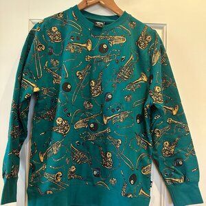 Stussy 8-ball & trumpet jumper